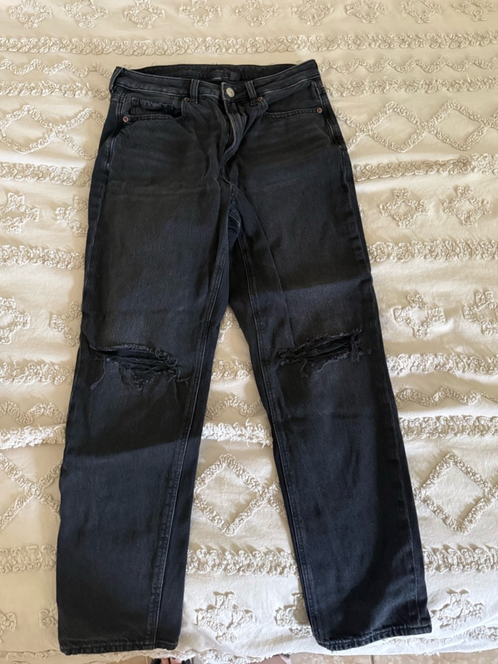 American Eagle Outfitters Black High-Rise Jeans